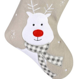 Dibor Grey Penguin Xmas Christmas Gift Bag Christmas Stocking For Kids - thumbnail 3