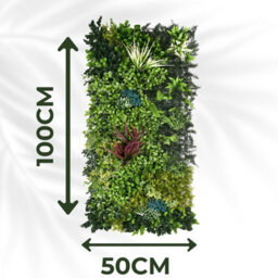 Artificial Plant Flower Living Wall Panels Realistic Indoor/outdoor Garden 50Cm X 1M Home, Office, Cafe, Shop, Salon, Wedding (Lus - thumbnail 2