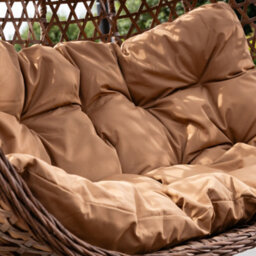 Beauchamp Swinging Double Garden Seat - Brown - thumbnail 5