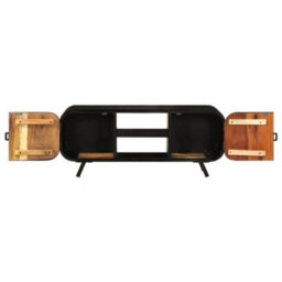 Berkfield Industrial Tv Cabinet 110X30X45 Cm Solid Reclaimed Wood - thumbnail 5