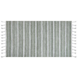 Beliani Rug Bademli Dark Green 80 X 150 Cm - thumbnail 1