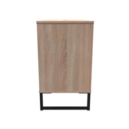 Beijing 3 Drawer Chest Of Drawers In Bardolino Oak (Ready Assembled) - thumbnail 2