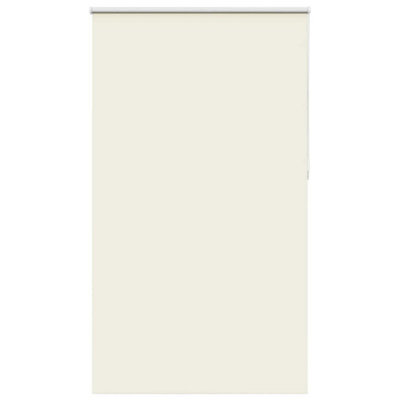 Berkfield Roller Blind Blackout Off White 130X210 Cm Fabric Width 126.6 Cm Polyester - image 1