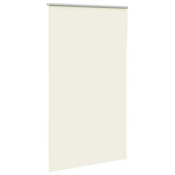 Berkfield Roller Blind Blackout Off White 130X210 Cm Fabric Width 126.6 Cm Polyester - thumbnail 3