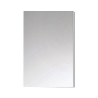 Plum&clay Marvel Bathroom Single Mirrored Wall Cabinet (H)703mm (W)500mm - image 1