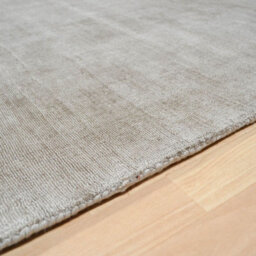 Brown Viscose Easy To Clean Plain Handmade , Luxurious , Modern Rug For Living Room, Bedroom - 120Cm X 170Cm - thumbnail 3