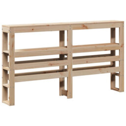 Berkfield Bed Frame With Headboard 160X200 Cm Solid Wood Pine - thumbnail 6