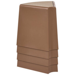 Wyld And Coco Gardenease Set Of 4 Brown Stackable Synthetic Garden Stools With Viennese Braid Top - thumbnail 8