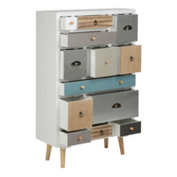 Wyld Haus Malaga White Chest 13 Multicoloured Drawers By - thumbnail 3