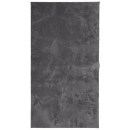 Walplus Rug Huarte Short Pile Soft And Washable Anthracite 80X150 Cm - thumbnail 2