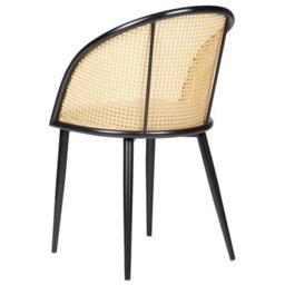Beliani Set Of 2 Dining Chairs Cornell Metal Black - thumbnail 6
