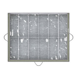 Thehotsale Grey Two Pieces Of Non-Woven Storage Organisers Under Bed Storage - thumbnail 5