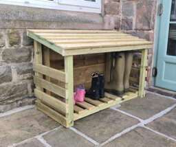 Churnet Valley Garden Furniture Ltd Boot Storage - Timber - L50 X W100 X H68 Cm - Minimal Assembly Required - thumbnail 5
