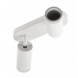 CGC Lighting Gu10 Ceiling Spotlight White With Halo Ring Adjustable Twin Spot Bar - thumbnail 6