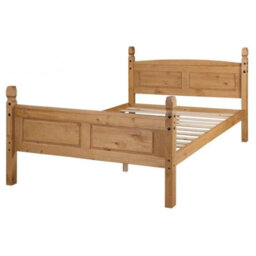 "Mercers Furniture Corona 5'0"" High End Bed Frame King Size Solid Wood Pine Wooden Bedroom With Mexican Styling" - thumbnail 2
