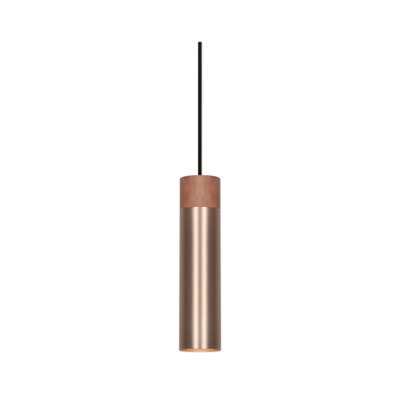 Nordlux Tilo Metal Pendant Light Wood Brass,mains - image 1