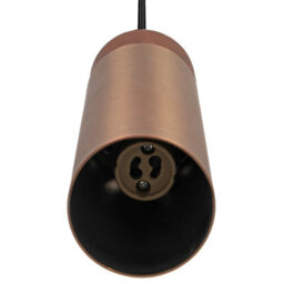 Nordlux Tilo Metal Pendant Light Wood Brass,mains - thumbnail 7