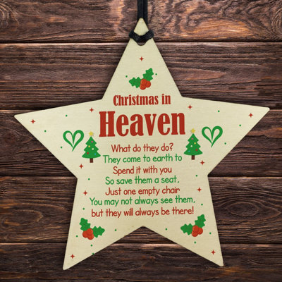 Red Ocean Christmas In Heaven Gift Hanging Christmas Tree Decoration - image 1