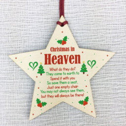 Red Ocean Christmas In Heaven Gift Hanging Christmas Tree Decoration - thumbnail 5