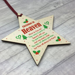 Red Ocean Christmas In Heaven Gift Hanging Christmas Tree Decoration - thumbnail 3