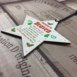 Red Ocean Christmas In Heaven Gift Hanging Christmas Tree Decoration - thumbnail 4