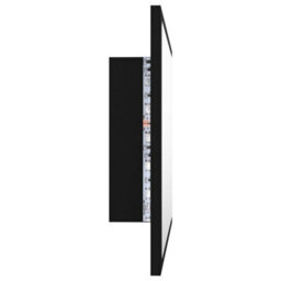 Vidaxl Led Bathroom Mirror Black 60X8.5X37 Cm Acrylic - thumbnail 5