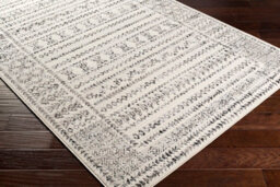 Livabliss Pisa-Geometric Grey Off-White Black Living Dining Bedroom Rug 80 X 220 Cm Easy Care, Non Shedding - thumbnail 6