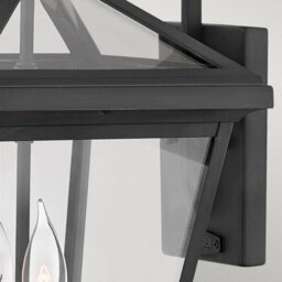 Luminosa Lighting Luminosa Hinkley Alford Place Outdoor Wall Lantern Museum Black, Ip44 - thumbnail 5