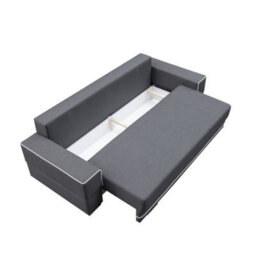 Samanta A Upholstered Sofa Bed 251Cm Has Storage Box Modern Fabric Sofa In Living Room Turquoise - thumbnail 2