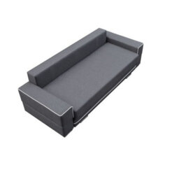 Samanta A Upholstered Sofa Bed 251Cm Has Storage Box Modern Fabric Sofa In Living Room Turquoise - thumbnail 3