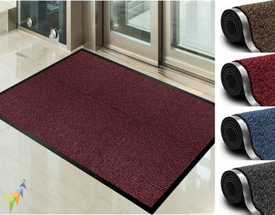 Abaseen Red 80X140 Cm Door Mat Heavy Duty Indoor Outdoor - image 1