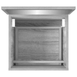 Berkfield Bathroom Cabinet With Mirror Grey Sonoma Engineered Wood - thumbnail 8
