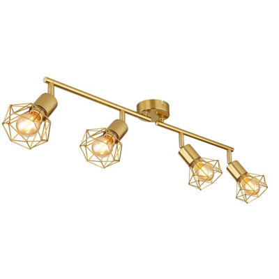 Luminosa Lighting Luminosa Xara I Ceiling Spotlight Bar Gold Colors 4X E14 - image 1