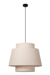 Lucide Tribute Pendant Light Diameter 60Cm 1Xe27 - Cream - thumbnail 3
