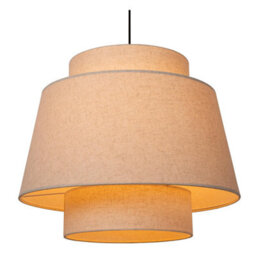 Lucide Tribute Pendant Light Diameter 60Cm 1Xe27 - Cream - thumbnail 5