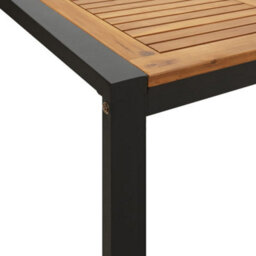 Berkfield 7 Piece Garden Dining Set Solid Wood Acacia And Metal - thumbnail 7