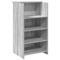 Berkfield Reception Desk Grey Sonoma 55X50X103.5 Cm Engineered Wood - thumbnail 2