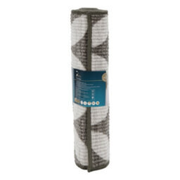Jvl Fiora Machine Washable Runner Mat, 50 X 150 Cm, Pewter - thumbnail 2