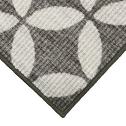 Jvl Fiora Machine Washable Runner Mat, 50 X 150 Cm, Pewter - thumbnail 4