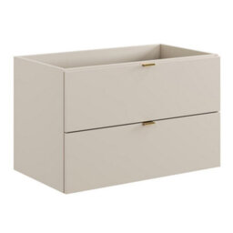 Heze Furniture Dalia Bathroom Cabinet Vanity 100Cm In Cashmere & Cremona Oak - thumbnail 4