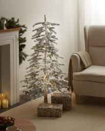 Beliani Outdoor Decoration Led Hasslan Christmas Tree 125 Cm White - thumbnail 2