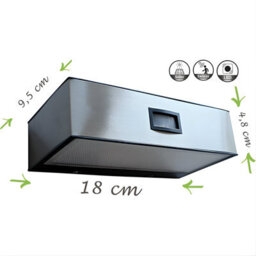 Accessotech Lutec Solar Led Brick Light 2W 4000K 150Lm Ip44 Motion Sensor Wall Light - thumbnail 4