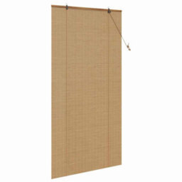 Walplus Window Blinds & Shades With Curtains Manual Light Brown Bamboo - thumbnail 4