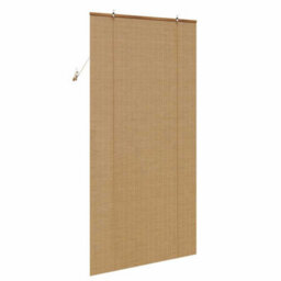 Walplus Window Blinds & Shades With Curtains Manual Light Brown Bamboo - thumbnail 5