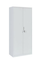 MMT Funiture Designs Metal Storage Cabinet - Closet Storage For Office, Bedroom, Living Room, Garage Lockable Storage Cabinet 4 Adjustable Shelves - thumbnail 1
