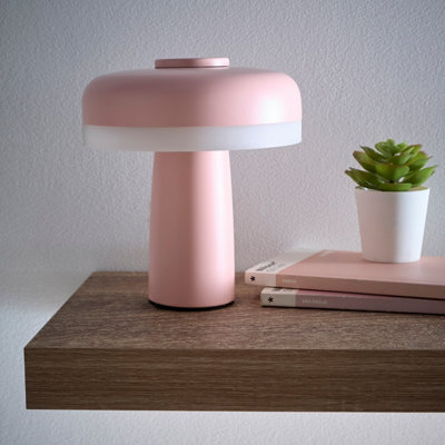 K Living Lyon Rechargeable Led Table Lamp In 7 Colours With 3 Step Dimming - image 1