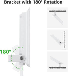 Aigostar 50W Led Floodlight Outdoor, 4300 Lumen Outdoor Security Light, Waterproof Ip65 6500K Cool White - thumbnail 4