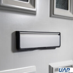 "UAP Limited Uap Doormaster 10"" Silver Draught Proof Letterbox For Upvc Composite And Wooden Doors 40 To 80mm" - thumbnail 4