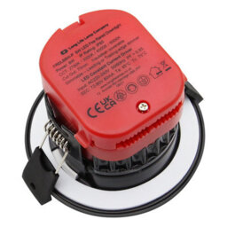 Long Life Lamps Company 8W Led Fire Rated Black Recessed Downlights Dimmable Colour Switching Cct Ip65 Frdlb8W - thumbnail 5