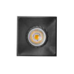 Luminosa Lighting Luminosa Neon Black Recessed Downlight 1X Gu10 Square - thumbnail 1